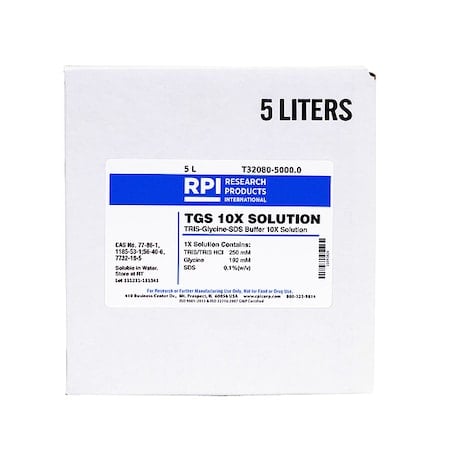 TRIS-GLYCINE-SDS 10x Solution, 5L MPN:T32080-5000.0