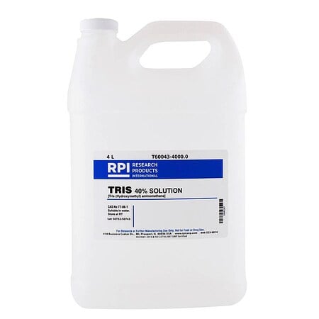 TRIS Base 40 Percent Solution, 4L MPN:T60043-4000.0