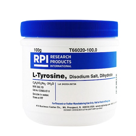 L-Tyrosine, Disodium Salt Dihydrate, 100g MPN:T66020-100.0