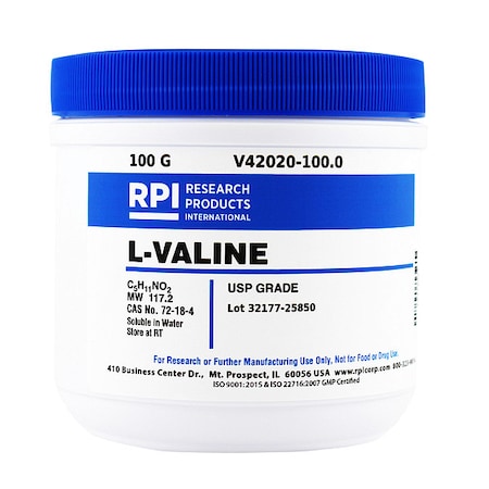 L-Valine, USP Grade, 100g MPN:V42020-100.0