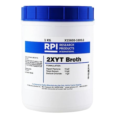 2XYT Broth, Powder, 1kg MPN:X15600-1000.0