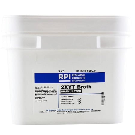 2XYT Broth, Granulated, 5kg MPN:X15680-5000.0