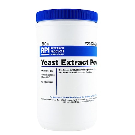 Yeast Extract, Powder, 500g MPN:Y20020-500.0