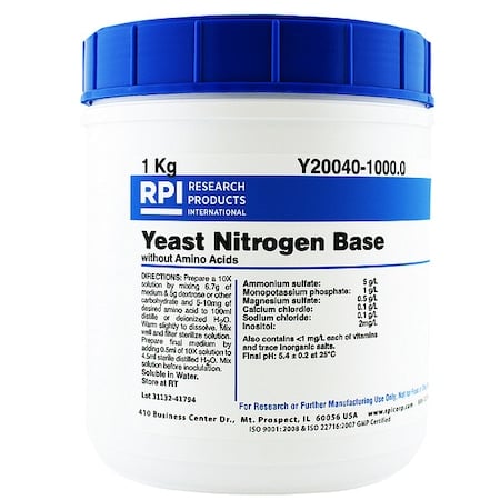 Yeast Nitrogen Base w/ Amino Acids, 1kg MPN:Y20040-1000.0