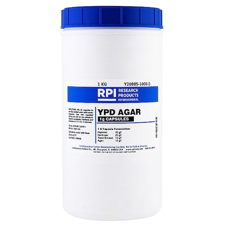 YPD Agar, 1kg, PK1000 MPN:Y20085-1000.0