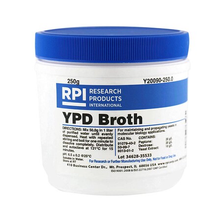 YPD Broth, 250g MPN:Y20090-250.0