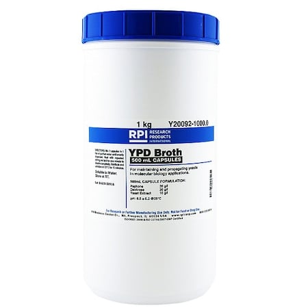 YPD Broth, 1kg, PK40 MPN:Y20092-1000.0
