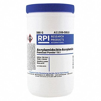 Acrylamide/bis-Acryl 19 1 Powder 500g MPN:A11300-500.0