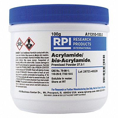 Acrylamide/bis-Acryl 37.5 1 Powder 100g MPN:A11310-100.0