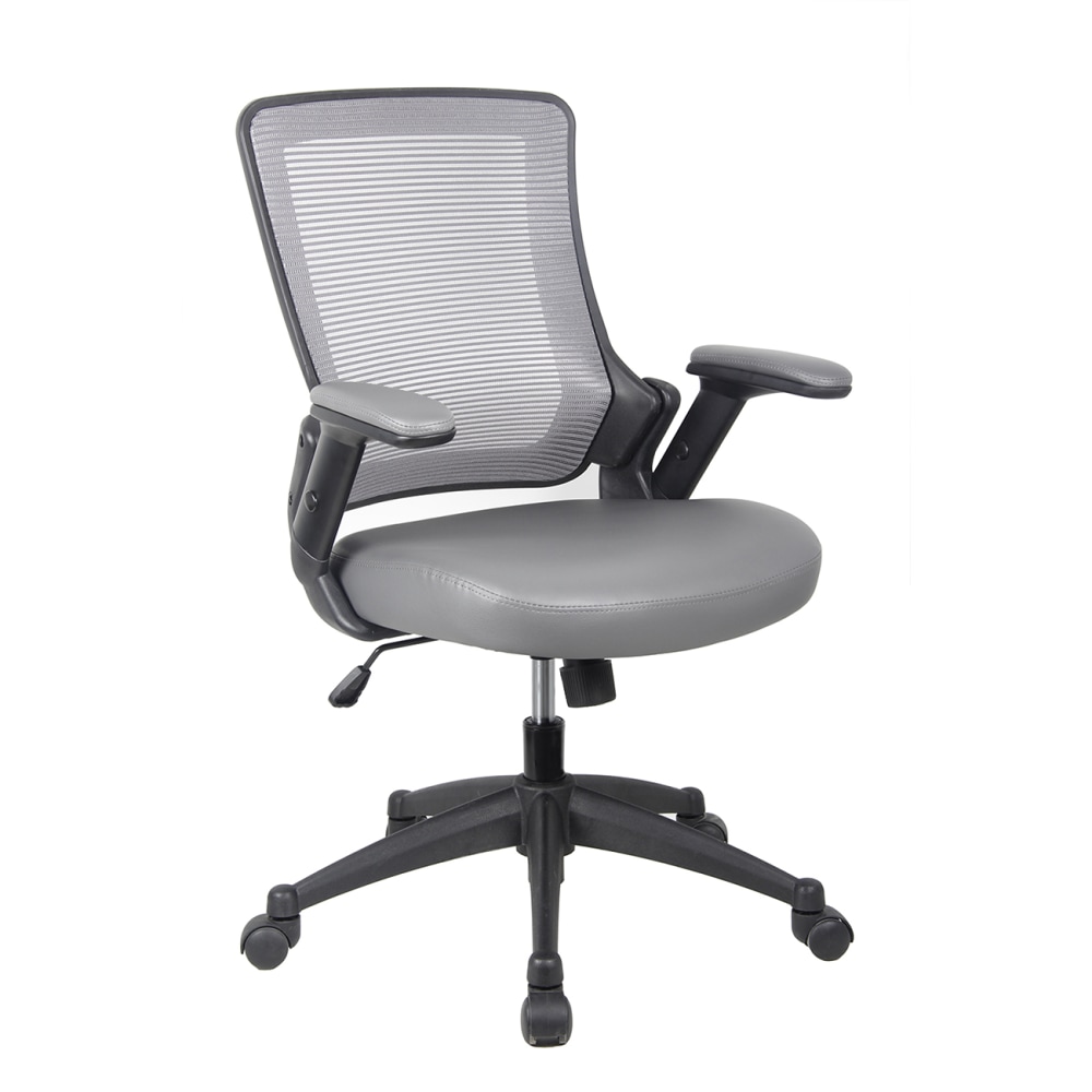 Techni Mobili Ergonomic Mesh Mid-Back Task Chair, Gray MPN:RTA-8030-GRY
