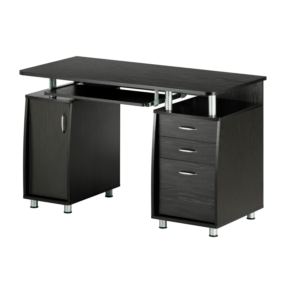 Techni Mobili Complete Workstation 48inW Computer Desk With Storage, Espresso Brown MPN:RTA-4985D-ES18