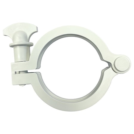 Hinge Clamp, Nylon, 2-1/2 In Pipe MPN:13MHHM-NGW-250
