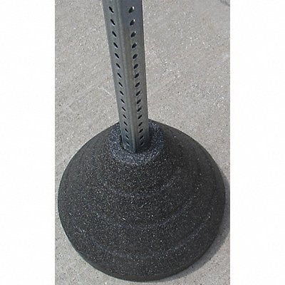 Sign Base with Post Rubber/Plastic MPN:7447