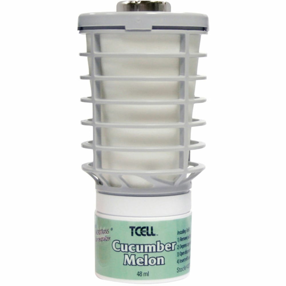 Rubbermaid TCell Air Freshener Refills, 1.62 Oz, Cucumber Melon, Case Of 6 MPN:402470CT
