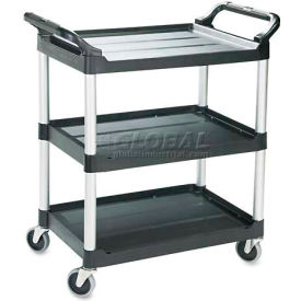 Rubbermaid® Service Cart w/3 Shelves 200 lb. Capacity 33-5/8