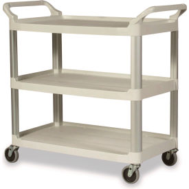 Rubbermaid® Xtra Service Cart w/3 Shelves 300 lb. Cap 40-3/5