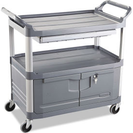Rubbermaid® Xtra Service Cart w/3 Shelves 300 lb. Cap 40-5/8