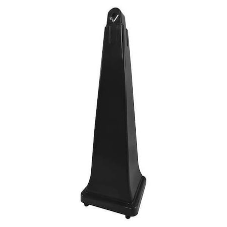 Cigarette Receptacle, Black, 1 gal MPN:FG257088BLA