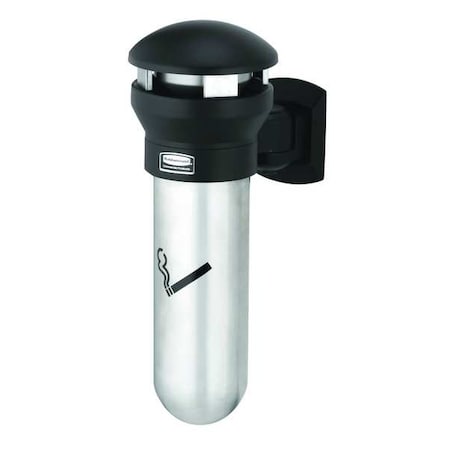 Infinity Cigarette Receptacle, 19/32 gal., Silver MPN:FG9W3200SSBLA