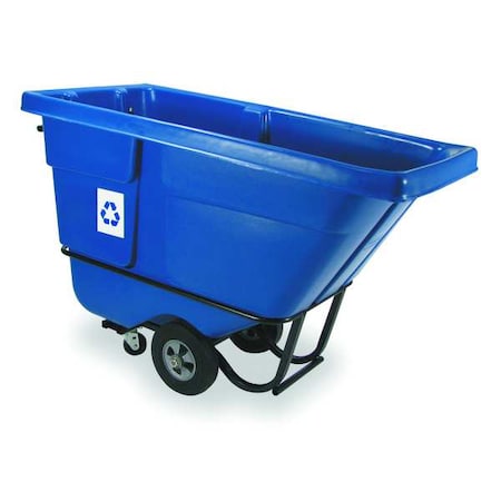 TiltTruck, 601/2in, 28in, Blue, 850lb MPN:FG130573BLUE