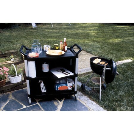 UTILITY CART WITH ENCLOSED END PANELS ON MPN:SMFG409300BLA