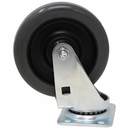 Plate Caster, Polyurethane, 6 1/4
