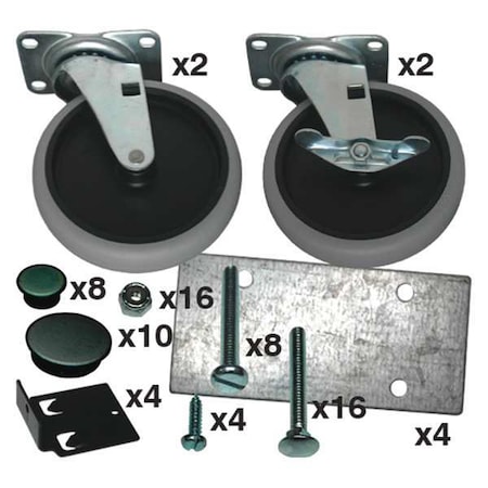 Caster Kit with Hardware MPN:FG3317L1BLA