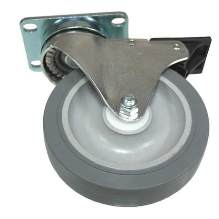 Caster Kit, 5 In Dia, PK2 MPN:GRFG9W71L1GRAY