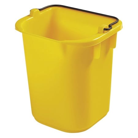 Disinfecting Pail, 5 qt, Yellow MPN:1857374