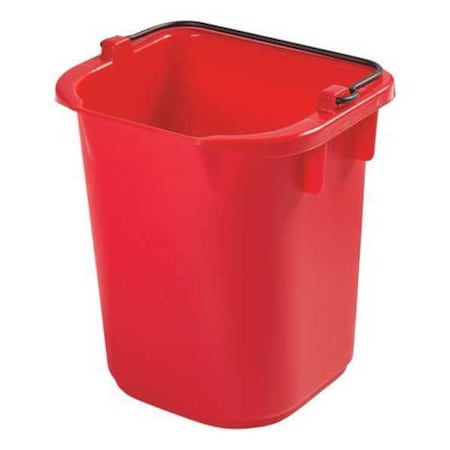 Disinfecting Pail, 5 qt, Red MPN:1857375