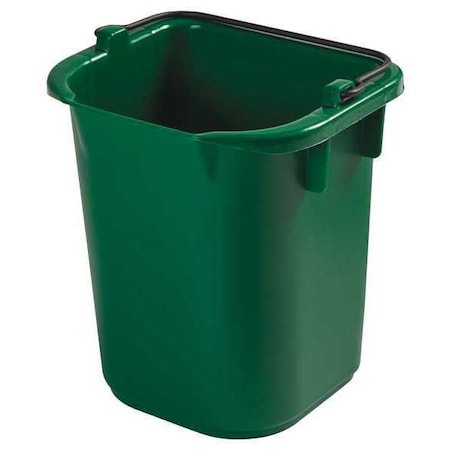 Disinfecting Pail, 5 qt, Green MPN:1857377