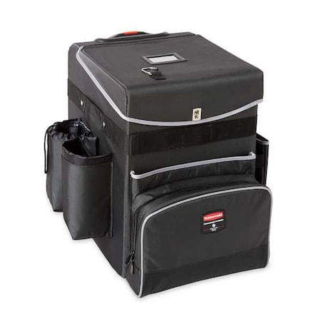 Housekeeping Cart, Black, 21-1/4 in.H MPN:1902466