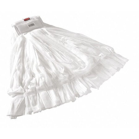 5 in String Wet Mop, 24 oz Dry Wt, Clamp On Connection, Cut-End, White, Polyester MPN:2025507