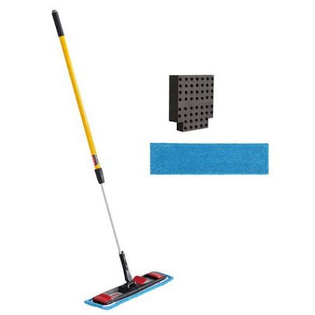 42 in Adaptable Flat Mop Pad Kit, Yellow Steel MPN:2132426