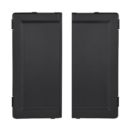Locking Door Kit, Plastic, Black MPN:2202525