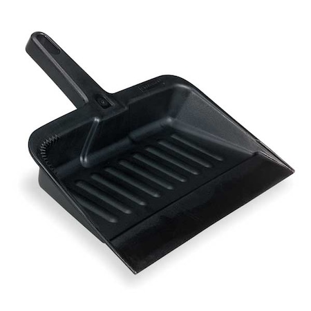 Hand Held Dust Pan, Black, Polypropylene, Overall Width: 8 1/4 in MPN:FG200500CHAR