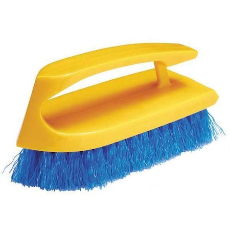 Scrub Brush, Iron Handle, Cobalt, 6