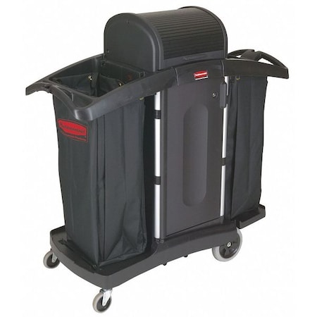 Housekeeping Cart, Black, Structural Web MPN:FG9T7800BLA