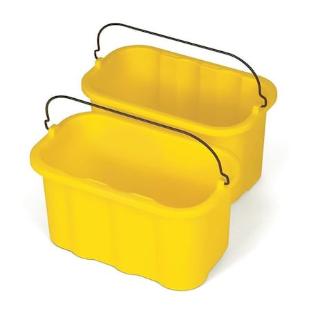 Sanitizing Caddy, Yel, 8 In., 2 1/2 Gal. MPN:FG9T8200YEL
