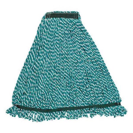 5 in String Wet Mop, 22 oz Dry Wt, Side Gate Connection, Looped-End, Green, Microfiber MPN:FGA85206GR00