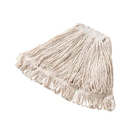 1in String Wet Mop, 16oz Dry Wt, Slide Connection, Loop-End, White, Cotton/Synthetic, FGD21206WH00 MPN:FGD21206WH00