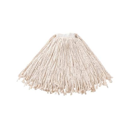 1 in String Wet Mop, 20 oz Dry Wt, Slide On Connection, Cut-End, White, Cotton MPN:FGF11700WH00