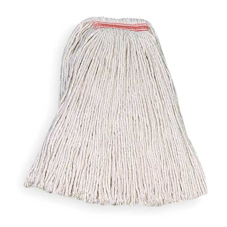 1 in String Wet Mop, 32 oz Dry Wt, Slide On Connection, Cut-End, White, Cotton MPN:FGF11900WH00