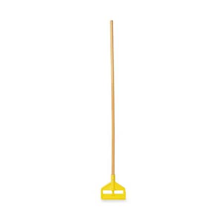 Mop Handle, Slide-On, Side Gate, 54 in L, Wood, Natural MPN:FGH115000000