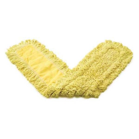 Dust Mop, Looped-End, Yellow, Cotton/Synthetic MPN:FGJ15700YL00