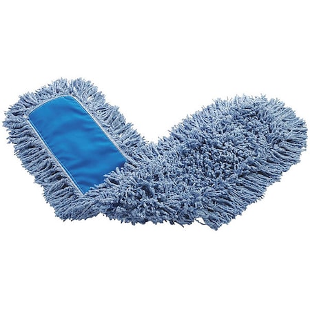 36 in L Dust Mop, Looped-End, Blue MPN:FGJ25500BL00