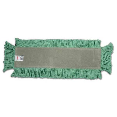 24 in L Dust Mop, Cut-End, Green, Cotton MPN:FGL15300GR00