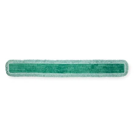 60 in Hook-and-Loop Dust Mop, Green, Microfiber MPN:FGQ46000GR00
