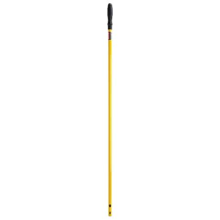 58 in Push-In Dust Mop Handle, Yellow, Aluminum MPN:FGQ75000YL00