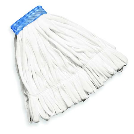 5 in String Wet Mop, 28 oz Dry Wt, Side Gate Connection, Looped-End, White, Cotton MPN:FGT25600WH00